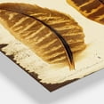 thumbnail image 3 of Designart 'Five Pheasant Feathers ' Oversized Cottage Wall Clock, 3 of 3