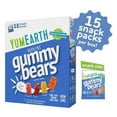 thumbnail image 2 of YumEarth Organic Gummy Bears BCF26 - Fruity Gummy Candy Snack Packs, Gluten Free Snacks for Kids - Allergy Friendly, Non-GMO, No Artificial Dyes - Assorted Flavors, 10.5 oz. (Pack of 15), 2 of 5