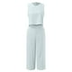 thumbnail image 3 of Conjunto de dos piezas para mujer: camiseta sin mangas y pantalones anchos, traje informal, poliéster y spandex, para verano/aire libre/fiestas, 3 of 4