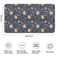 thumbnail image 3 of Pioneer Flower Floral Print Pattern Bathroom Rugs Mat, Non Slip Microfiber Bathroom Rug with Rubber Backing, Soft Mats for Bathroom Floor Tub Shower, 17"x30", 3 of 5