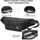 thumbnail image 4 of Bolso bandolera para hombre, riñonera grande, bolso de hombro de moda para hombre, riñonera para correr, 4 of 5