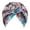 Light Blue, variant on Turban Cap Twisted Retro Print Stretchy Comfortable Super Soft Hide Hair Breathable Bohemia Pre-Tied Bonnet Wom