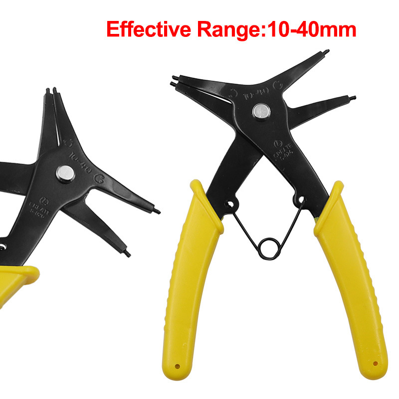 Multifunction 2in1 DIY Snap Spring Ring Circlip Removal Install Plier Tool Kit