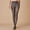 A, variant on Winter Dresses for Women 2025 - 220G Ladies Wearing Fake Flesh Through and Winter Skin Through Oversized Leggings with Fleece Hickened Cropped Pants - Black Free Size