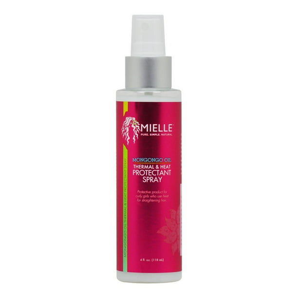Mielle Organics Repairing & Nourishing Heat Protectant Hair Spray with  Mongongo Oil, 4 fl oz 