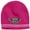 Pink Raspberry/White, variant on RT Route 66 Patch Striped Beanie Cap Hat, True Royal/White
