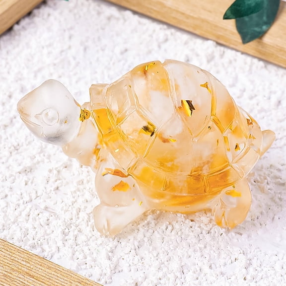 Elegant Resin Turtle Desktop Ornament for Home Decoration - for Animal Lovers on Holidays Birthdays Valentine's Day and Christmas