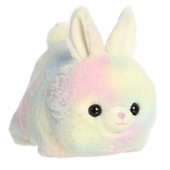 Aurora - Medium Rainbow Spudsters - 10" Bitty Bunny - Adorable Stuffed Animal