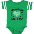 thumbnail image 3 of Inktastic Make Every Day Earth Day with Hearts and Stars Boys or Girls Baby Bodysuit, 3 of 5