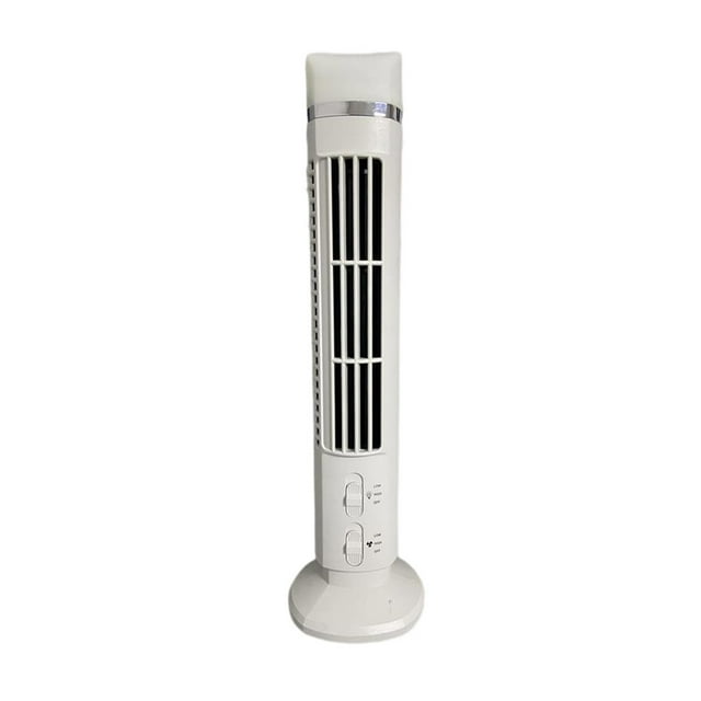 Billuyoard Ventilador de escritorio de 2 engranajes, ventiladores enfriadores de aire estables y ligeros de viento fuerte, sin hojas, de bajo Electrodomésticos Blanco/con Luz