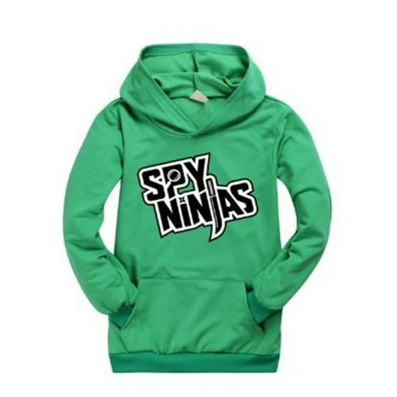 LNGOOR Spy Ninjas Kids Girls Sweatshirts Winter Spring Autumn Boys Children Hoodies Long Sleeves T-shirt Jacket Toddler Kids Clothes