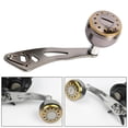 thumbnail image 3 of Aluminum Alloy Reel Rocker Single Reel Handle for casting Tools Outdoor Tools Sliver, 3 of 10