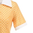 thumbnail image 4 of WRKEKC Casual Dresses for Women Polka Dot Collared Short Sleeve Vintage Style Swing Dress, 4 of 8