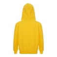 thumbnail image 2 of Haitryli Kids Girls Hooded Pullover Long Sleeve Solid Cotton Casual Hoodies Sweatshirts 3-12 Yeras Yellow 130, 2 of 7