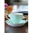 thumbnail image 2 of Royal Albert Polka Rose Teacup & Saucer - Vintage Set - Polka Rose Collection - Fine Bone China with Classic Form - Hand Wash Only - Packaged in Gift Box, 2 of 7