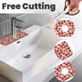 thumbnail image 3 of Pofeuu Red Strawberry Print Splash Guard for Sink Faucet Sink Gadgets-Splash Guard Behind Faucet Drip Catcher for Kitchen, Bathroom,Sink Mat, 3 of 7