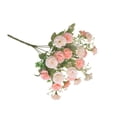 thumbnail image 2 of Advancent Flores de clavel artificiales de seda blanca, decoración de boda para el hogar, otoño, ramo grande de alta calidad, flores falsas de Type6 NO6, 2 of 6