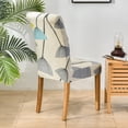 thumbnail image 5 of Dining Room Chair Covers Set of 6,Printed Pattern Parsons Chair Slipcovers Removable Washable Kitchen Seat Dining Chairs Protector Cover for Home or Party, 5 of 6