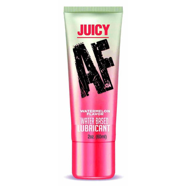 Little Genie Juicy AF Water Based Flavored Personal Lubricant, Watermelon, 4 oz