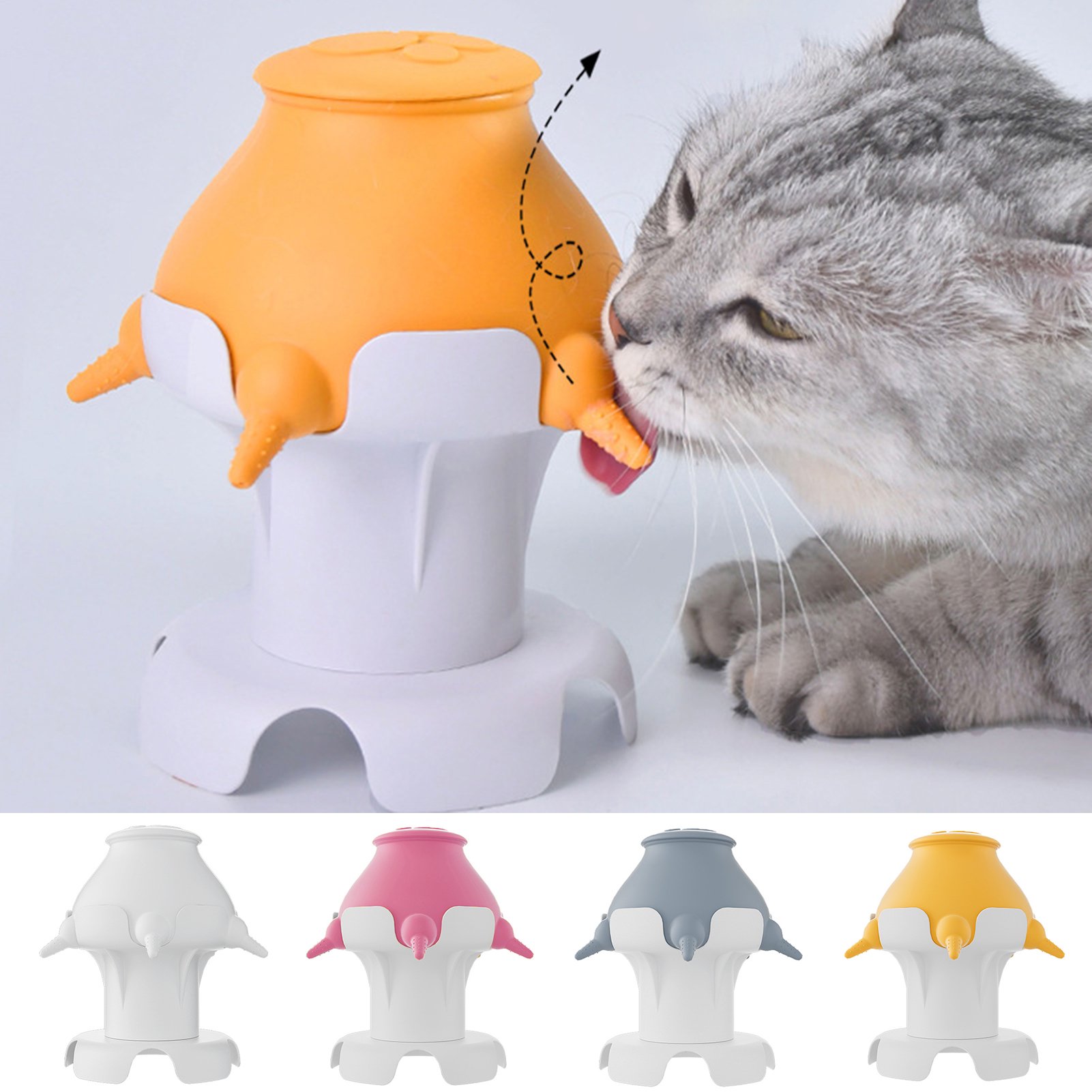 Yesbay Pet Milk Feeder Convenient Milk Dispenser Adjustable Height Pacifier Feeder for Kittens Puppies Rabbits
