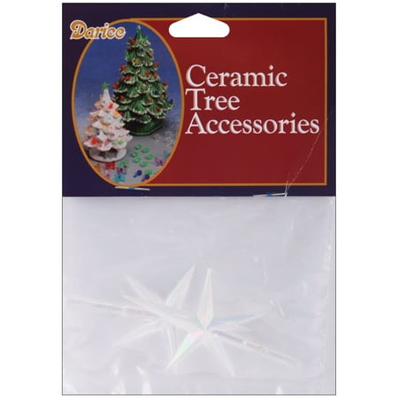 Ceramic Christmas Tree Stars 2.75