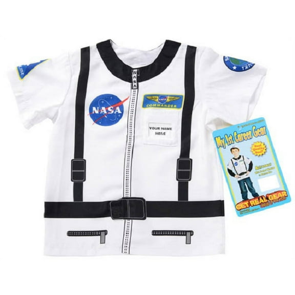 CC Christmas Decor White Astronaut Halloween Costume Shirt 3/4 Length