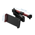 thumbnail image 4 of Sidaley Soporte de teléfono para almohada trasera de coche para X 11, soporte de tableta para coche, soporte de montaje para Automoción decorativa y accesorios rojo Tramo, 4 of 6