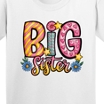 thumbnail image 4 of Inktastic Big Sister Flower and Hearts Youth T-Shirt, 4 of 5