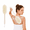 Ivory, variant on POITVD Long Handle Shower Loofah Back Scrubber for Shower, 17.3 in Bath Sponge with Handle, Soft Mesh Body Scrubber on a Stick for Rich Lather, Hanging Shower Back Brush for Women & Men,Ivory