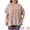 Khaki, variant on DARING DIVA Women's Plus Crew Neck Loose Fit Striped Summer Blouse 1X Khaki
