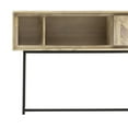 thumbnail image 3 of Rexi 51 Inch Sideboard Console Table, Drawer, Open Shelf, Natural Brown - Saltoro Sherpi, 3 of 6