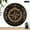 10x10in, variant on Patifu Best Dad Ever Compass Vintage Dark Round Wooden Wall Clock Silent Battery Operated 10x10in