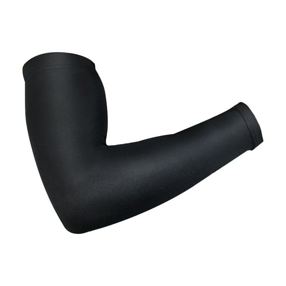 Basketball Arm Guard Muscle Compression Arm Sleeve UV Sun Protection Arm Cover Men Women Cooling Compression Arm Sleeve-Black,M