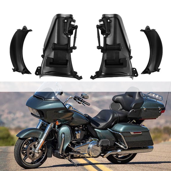 Air Duct Fairing Black For Harley Davidson Road Glide Models 2015-2024 US