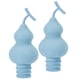 thumbnail image 5 of 2 tapones de corcho reutilizables con forma de calabaza para botellas de champán Azul, 5 of 7