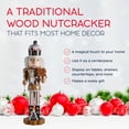 thumbnail image 7 of Ornativity Christmas Candyland Gingerbread Brown Wooden Nutcracker Candy Cane & Gingerbread Cookies, 7 of 7