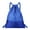 Blue, variant on Visland Drawstring Backpack String Bag Sackpack Water Resistant Nylon for Gym Shopping Sport Yoga