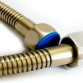 thumbnail image 2 of VAKNZ Shower hoses stainless steel hoses Brushed Golden (matte) Plumbing Hose Stainless Steel plumbing hose for 50cm, 2 of 7