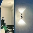 thumbnail image 6 of Gumesh LED House Number Sign, Waterproof Outdoor Wall Light with Changeable Numbers & Letters for Mailbox, Porch, Garden, and Storefront Address, 6 of 7