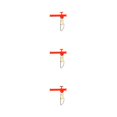 thumbnail image 3 of Soidarity 10 piezas anzuelos de pesca fuerte clip de liberación gancho divisor / accesorios de aparejos de pesca de tamaño pequeño regalos perfectos Type1 NO1 Soidarity CBP361718, 3 of 6