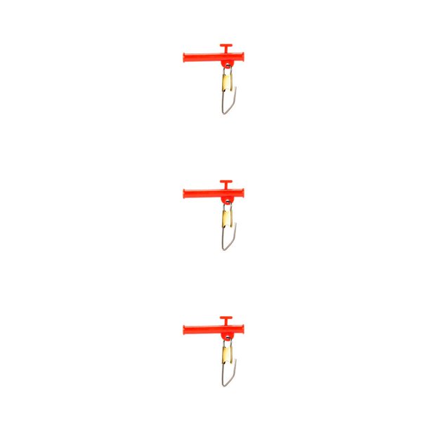 Eigraketly Paquete de 10 anzuelos de balance de pescado anzuelos de liberación anti-bobinado divisor de gancho accesorios de pesca de gran tamaño regalos Type1 NO1 Eigraketly CBP361718