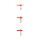 thumbnail image 1 of Eigraketly Paquete de 10 anzuelos de balance de pescado anzuelos de liberación anti-bobinado divisor de gancho accesorios de pesca de gran tamaño regalos Type1 NO1 Eigraketly CBP361718, 1 of 6