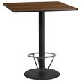 thumbnail image 3 of Flash Furniture 30" Square Laminate Top Pub Table in Black, 3 of 4