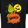 thumbnail image 3 of The Grinch - Grinch And Pumpkin - Women's Short Sleeve Graphic T-Shirt, 3 of 5