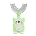 thumbnail image 2 of Children'S U-Shape Toothbrush For 360° Thorough Cleansing,Green Manual Toothbrush L, 2 of 7