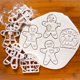 thumbnail image 2 of 1 cortador de galletas de jengibre navideño con forma de hombrecito de plástico, molde de chocolate para galletas, herramientas de decoración de pasteles, 2 of 8