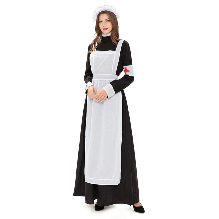 Kiplyki Women s New Arrivals Dress Halloween Cosplay Maid Show
