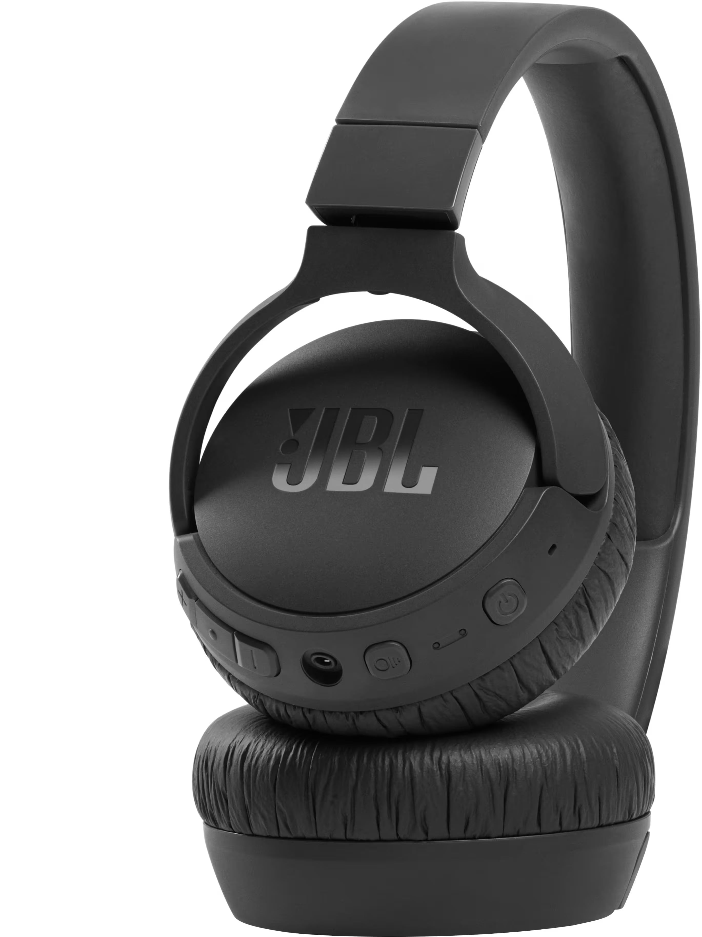 JBL Tune 660NC Wireless Bluetooth On-Ear Stereo Headphones with Active Noise Cancelling - Black - Voice Assistant - with Cleaning Cloth - Sold without manufacturer warranty