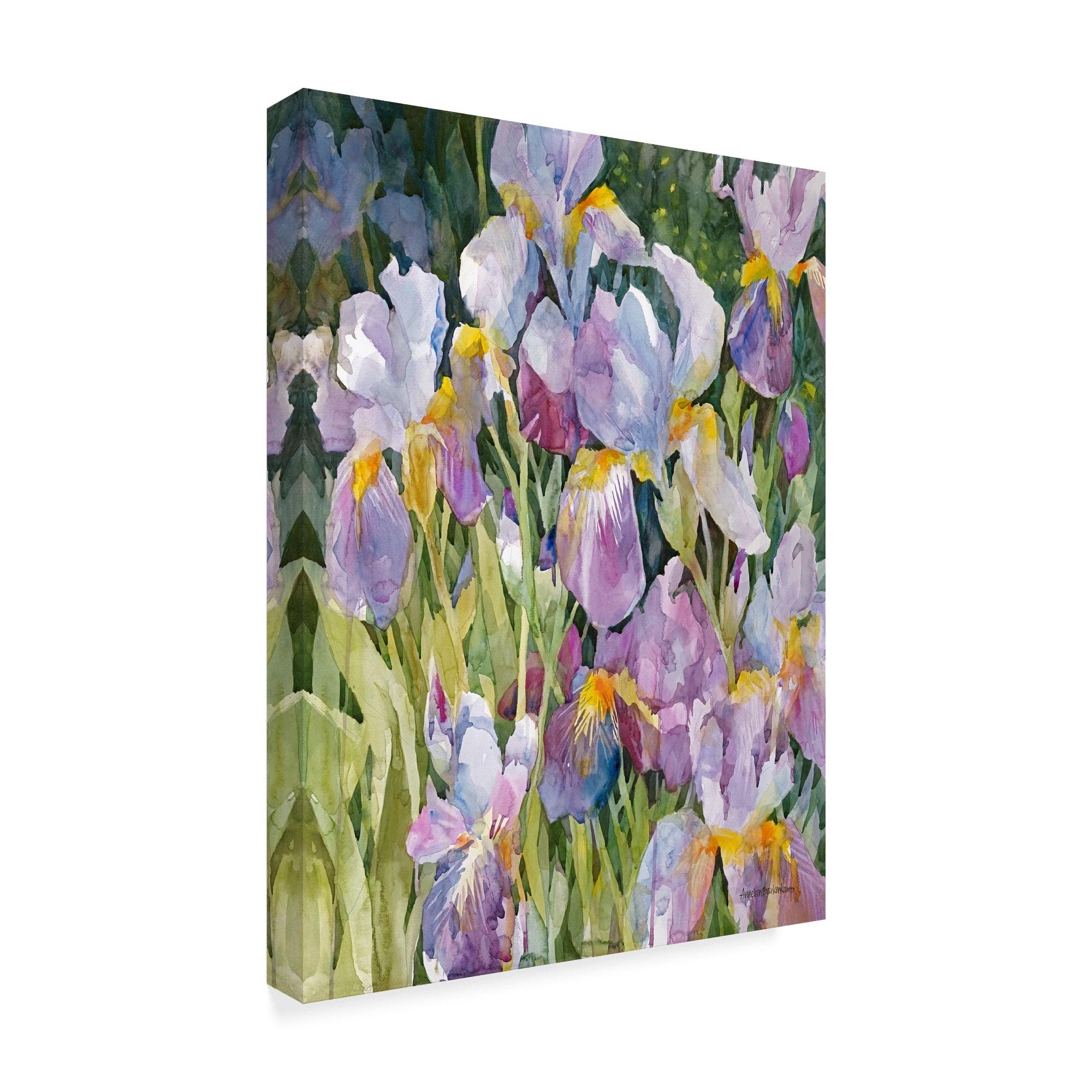 Trademark Fine Art 'Garden Meeting' Canvas Art by Annelein Beukenkamp