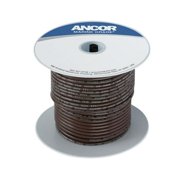 Ancor Brown 12 AWG Tinned Copper Wire - 100'